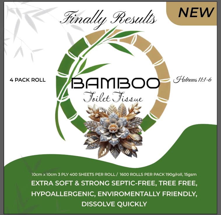 Bamboo Bathroom Toilet Tissue (12 Pack)